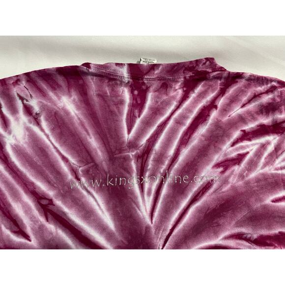 KINGS Sunboy Tie-Dye Turtle Tee Pink Spiral Size Large Hand Dyed Graphic Shirt - Picture 8 of 11